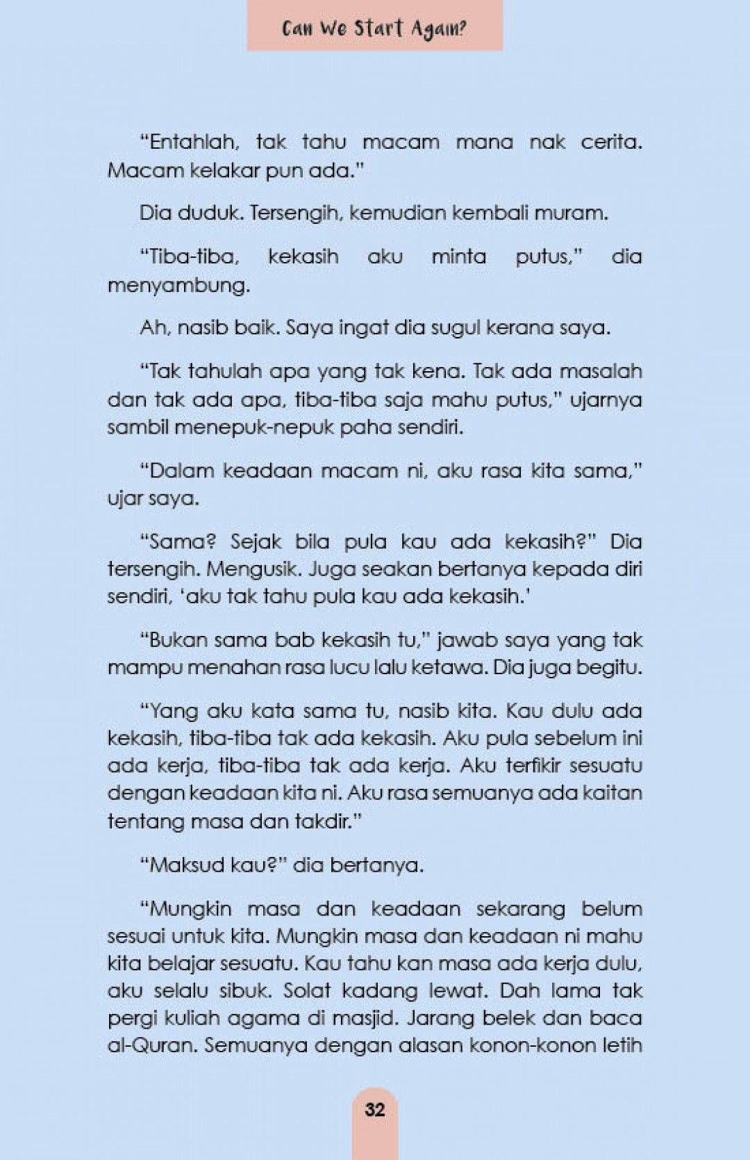 Can We Start Again? - Sederhanaindah