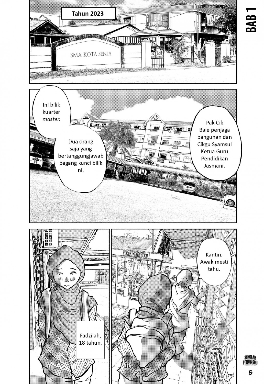 Komik Sekolah Banyak Penunggu Batch 2023 #1 - Nurul Syahida & Pi
