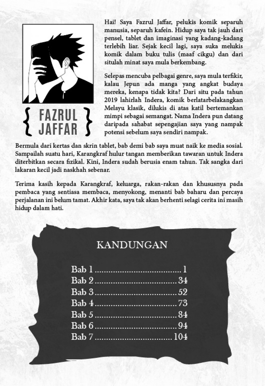 Komik Indera 1 - Fazrul Jaffar