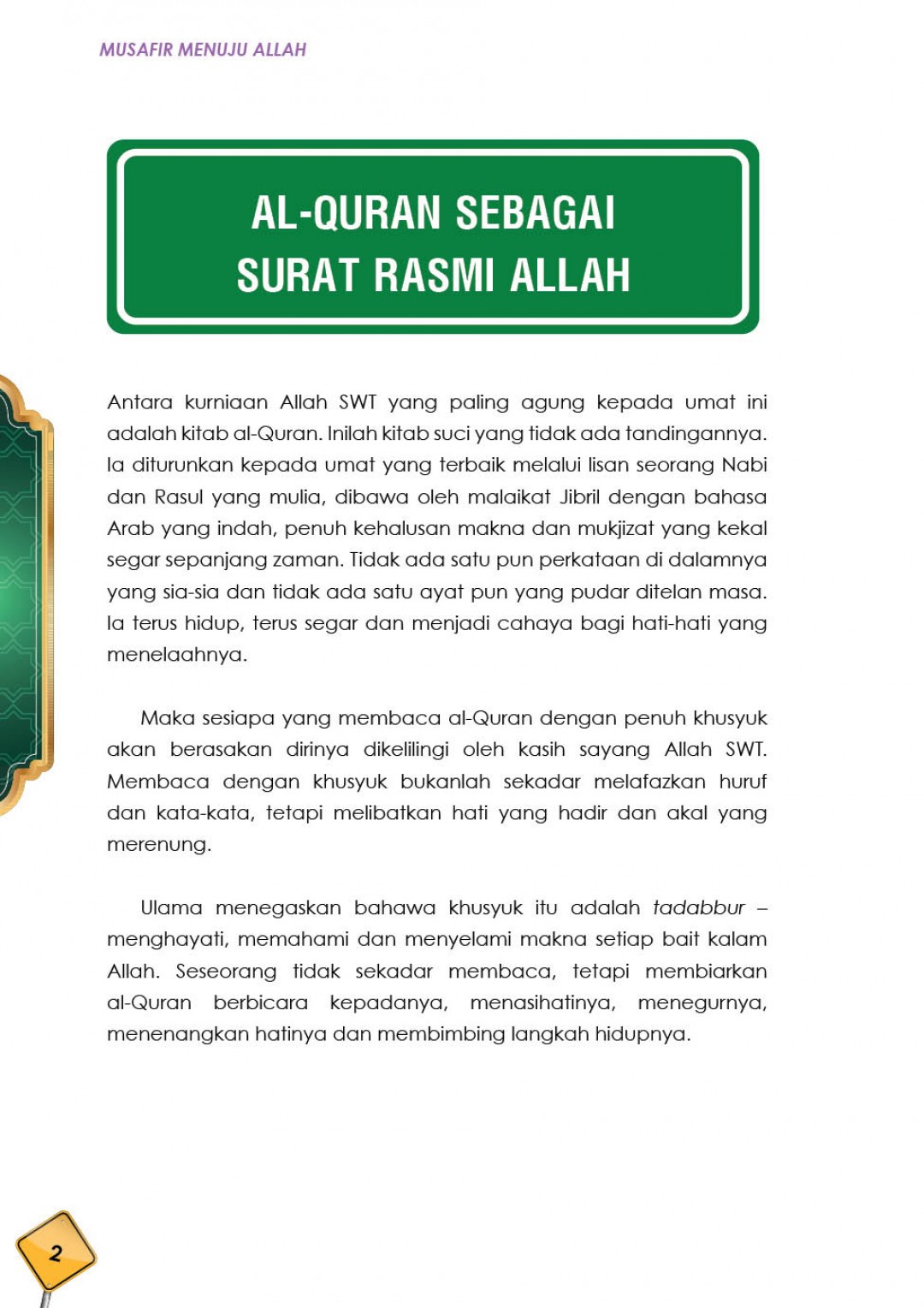 Musafir Menuju Allah - Dato Dr. Abdul Basit Abd Rahman