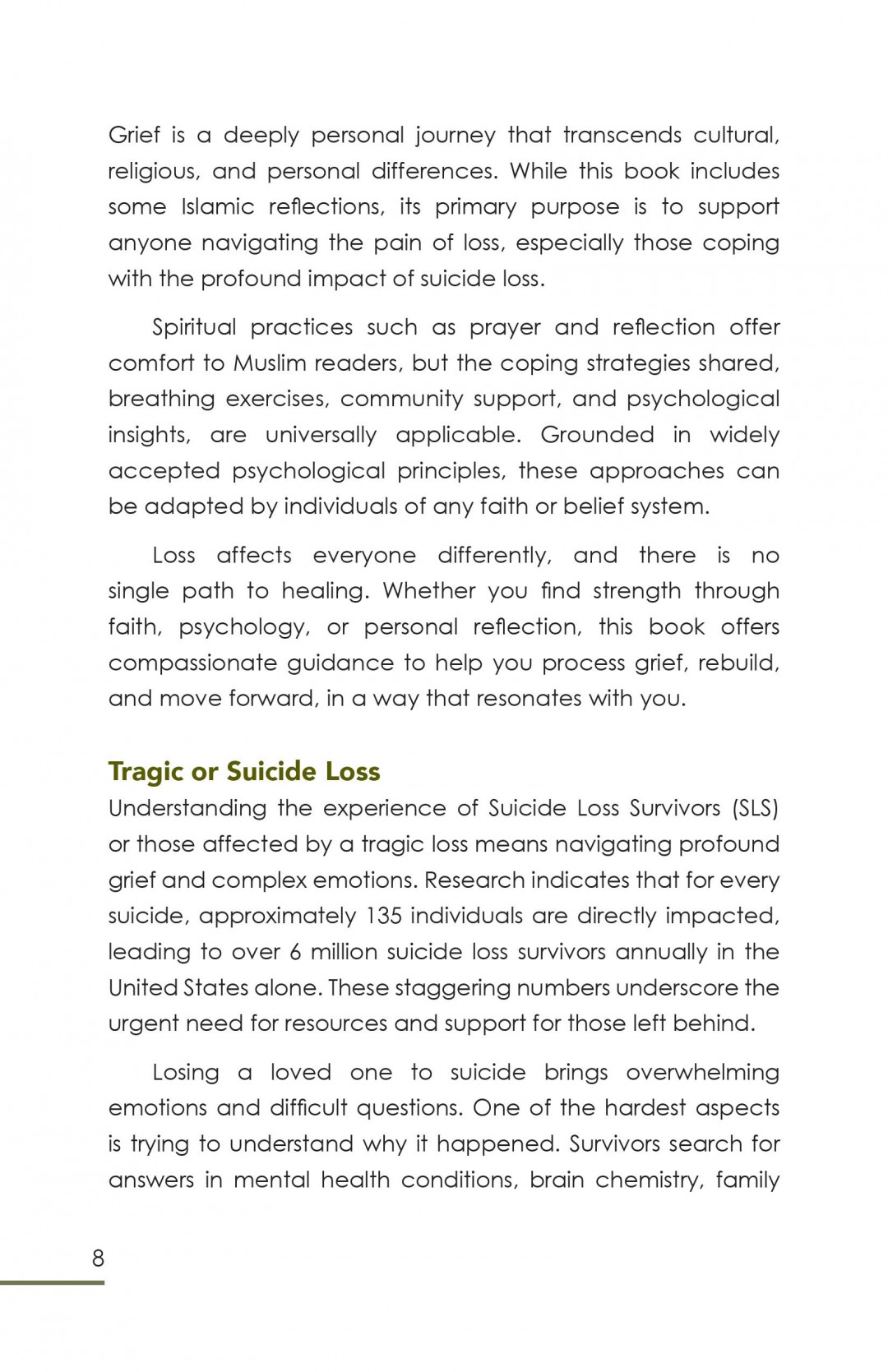 Tragic Loss: Lessons From A Silent Goodbye (English) - Fuad Abdu