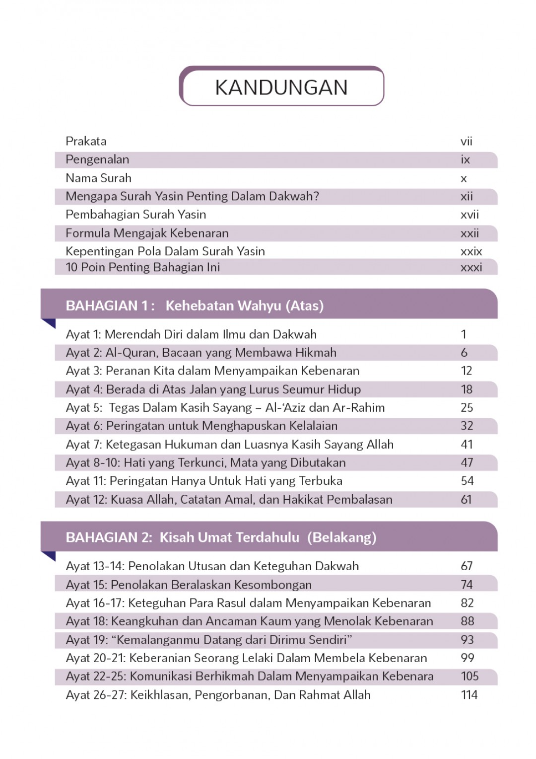 Tadabbur & Aplikasi Surah Yasin - Fazrul Ismail