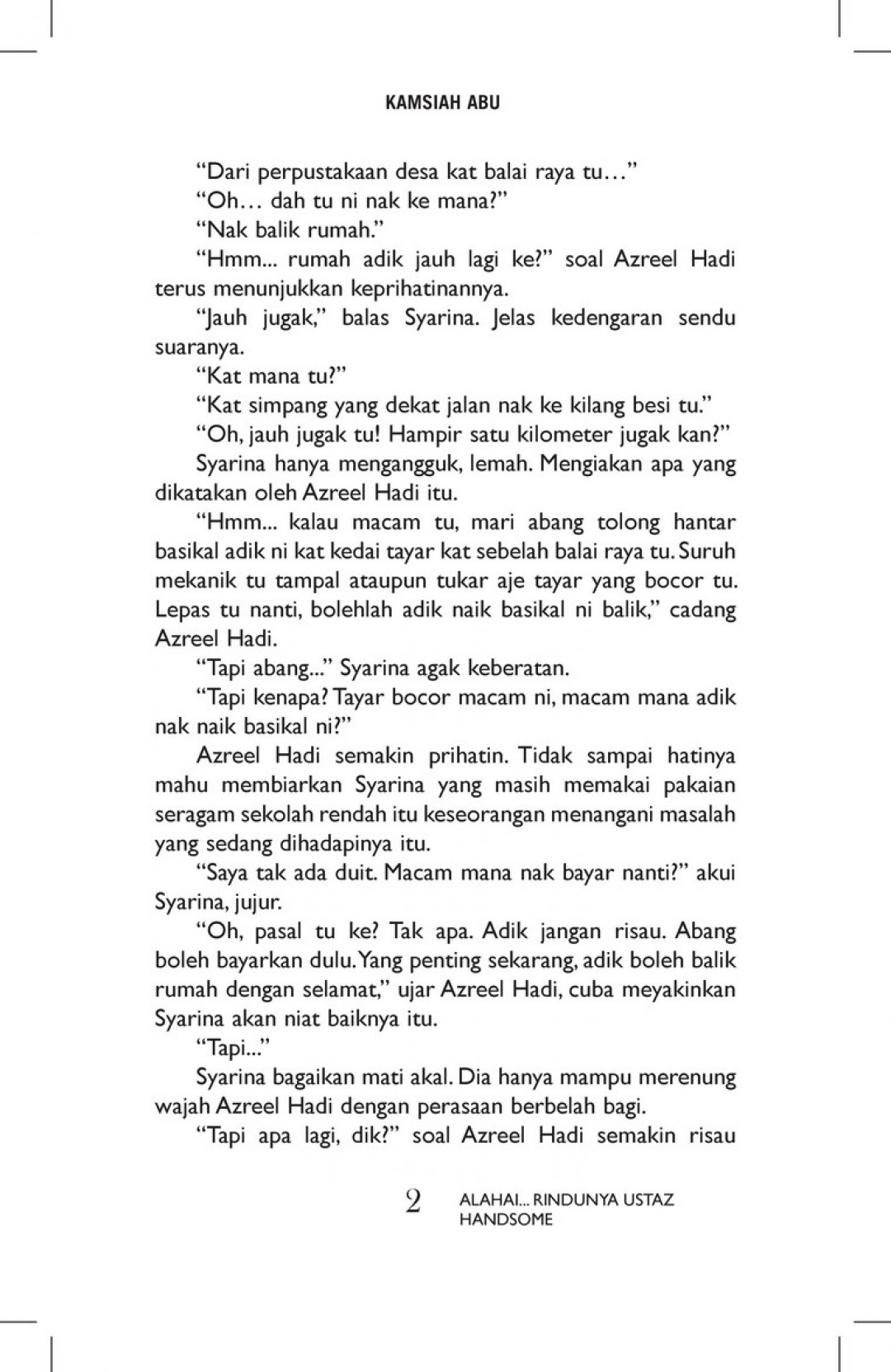 Alahai... Rindunya Ustaz Handsome - Kamsiah Abu