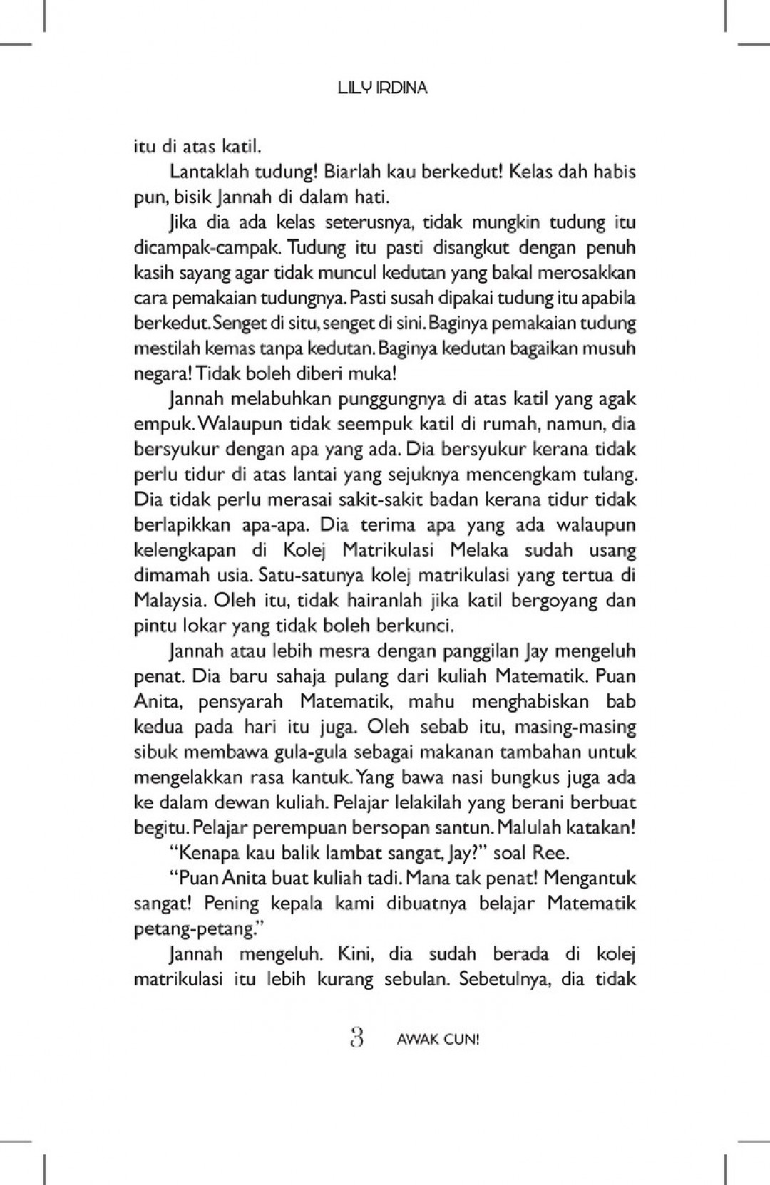 Awak Cun! - Lily Irdina