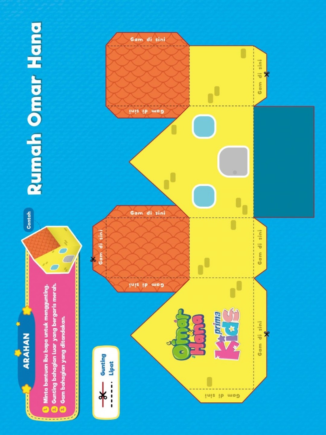 Buku Mewarna Omar & Hana