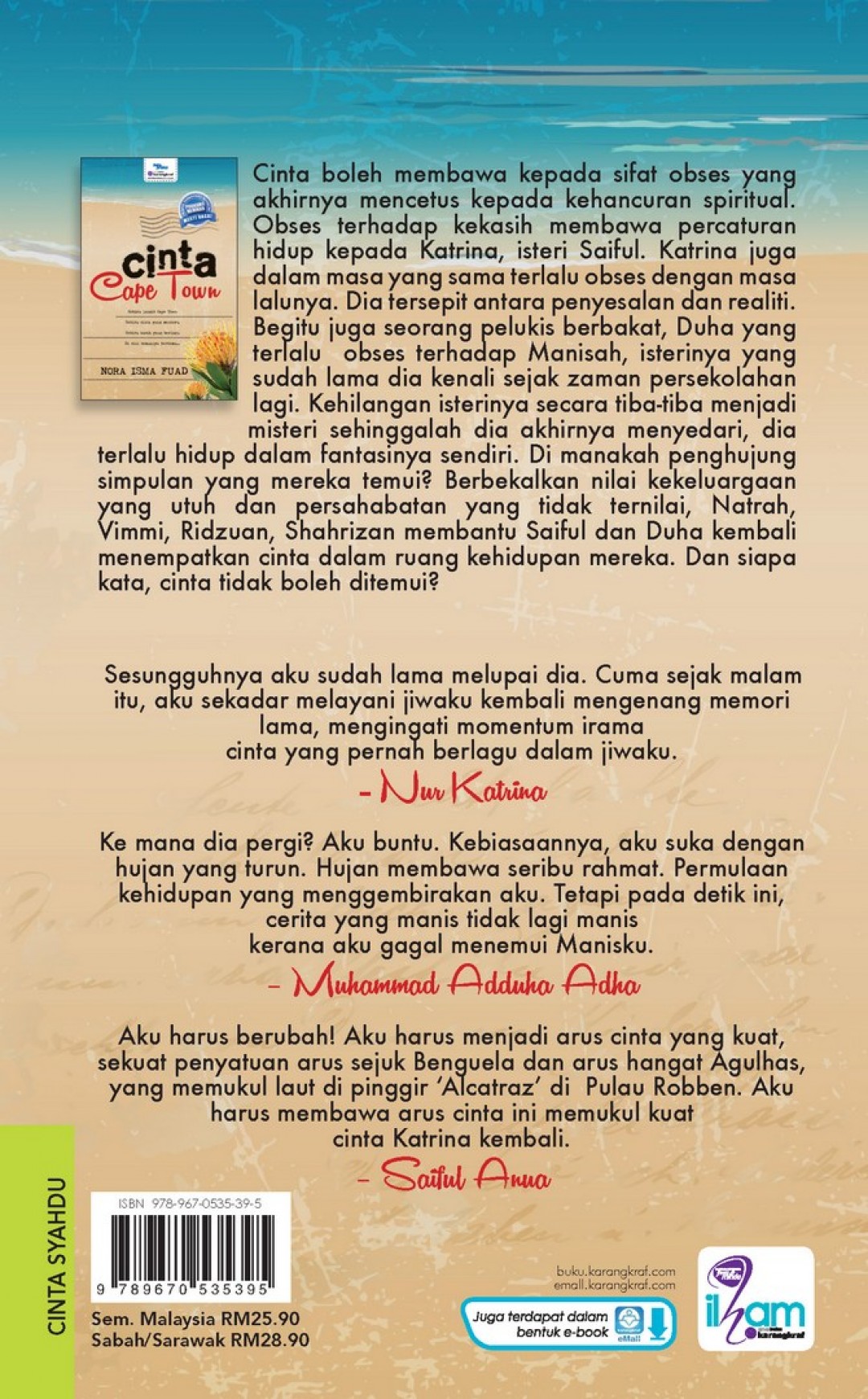Cinta Cape Town - Nora Isma Fuad