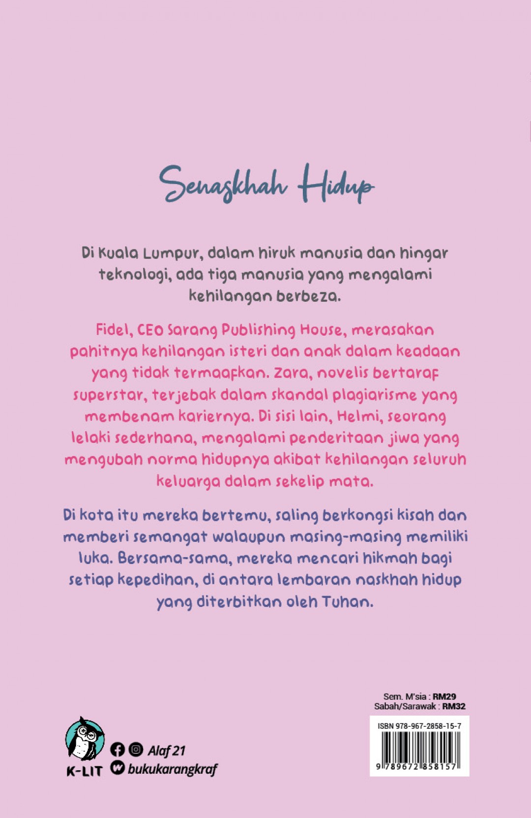 K-LIT: Senaskhah Hidup - Azzah AR