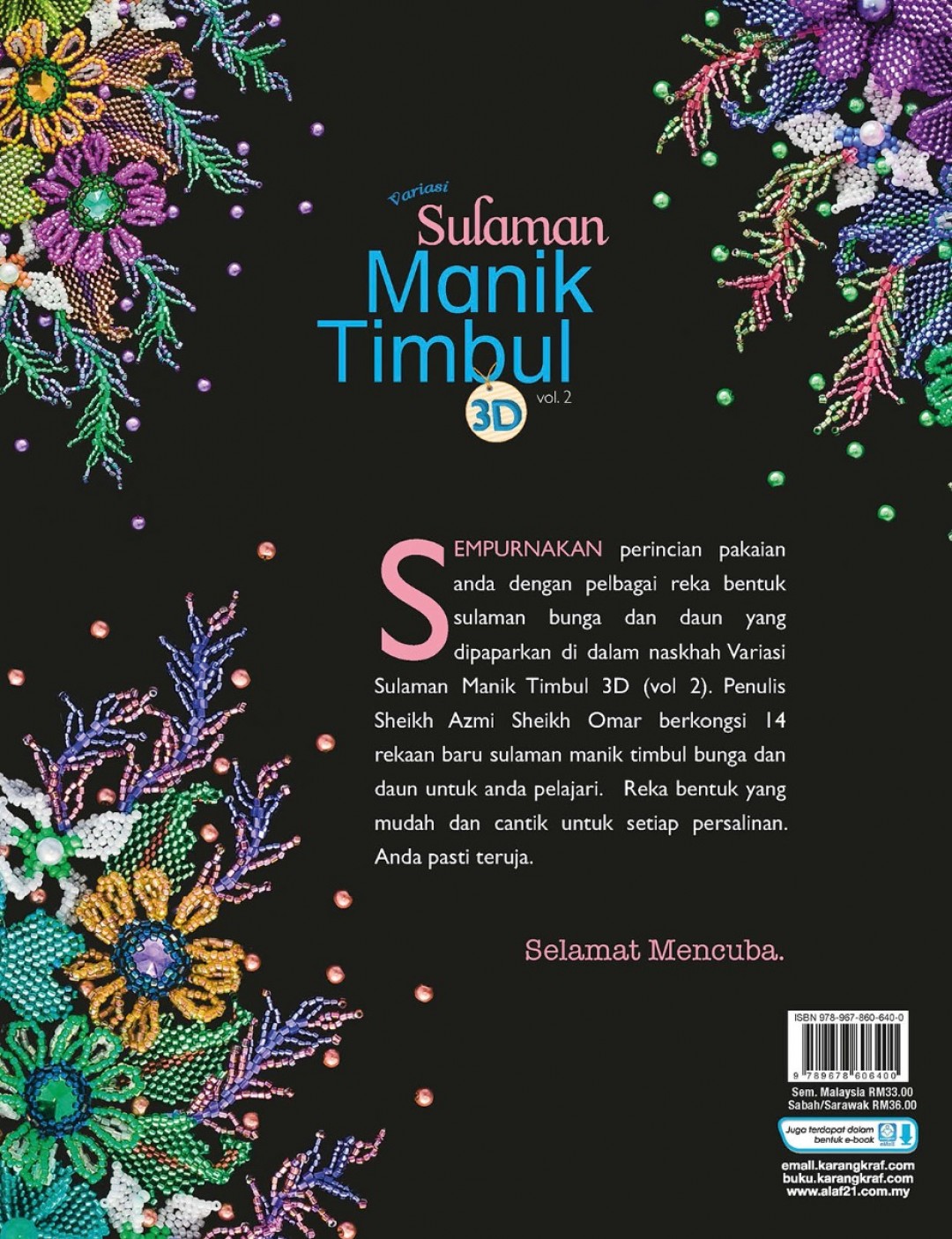 Variasi Sulaman Manik Timbul 3D - 2