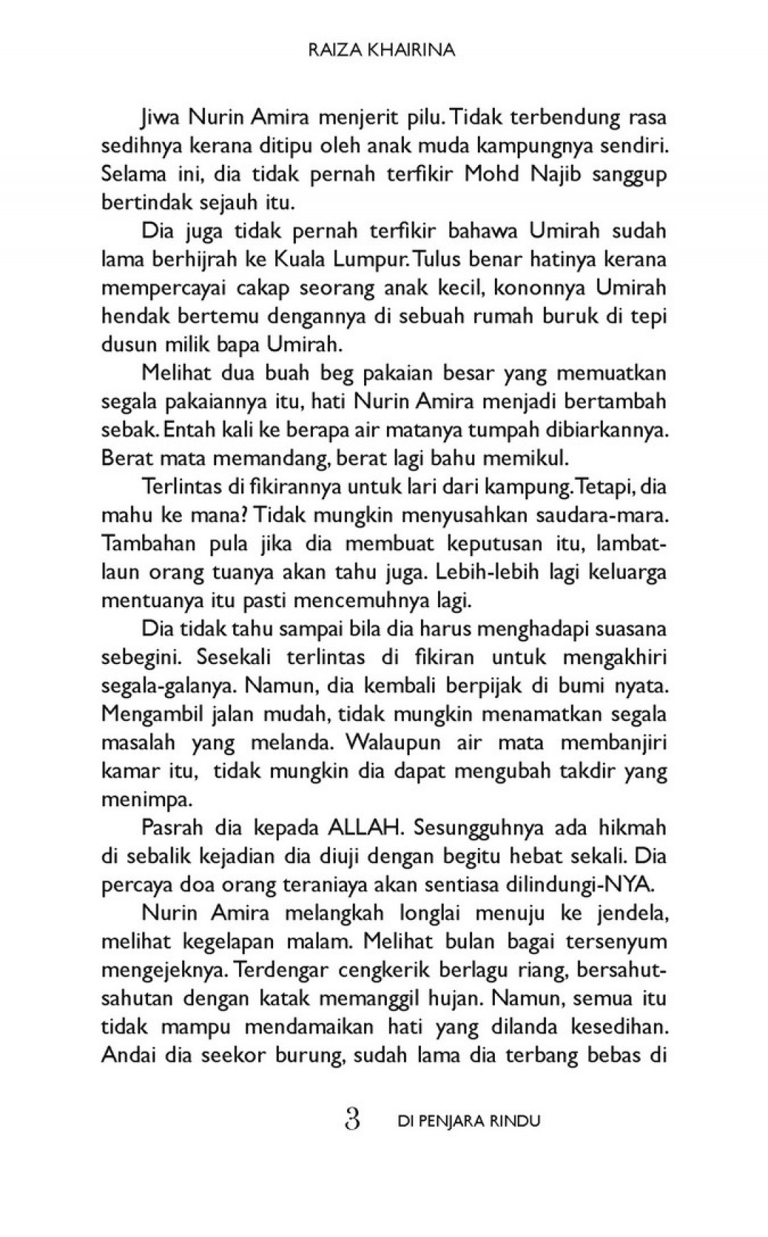 Di Penjara Rindu - Raiza Khairina