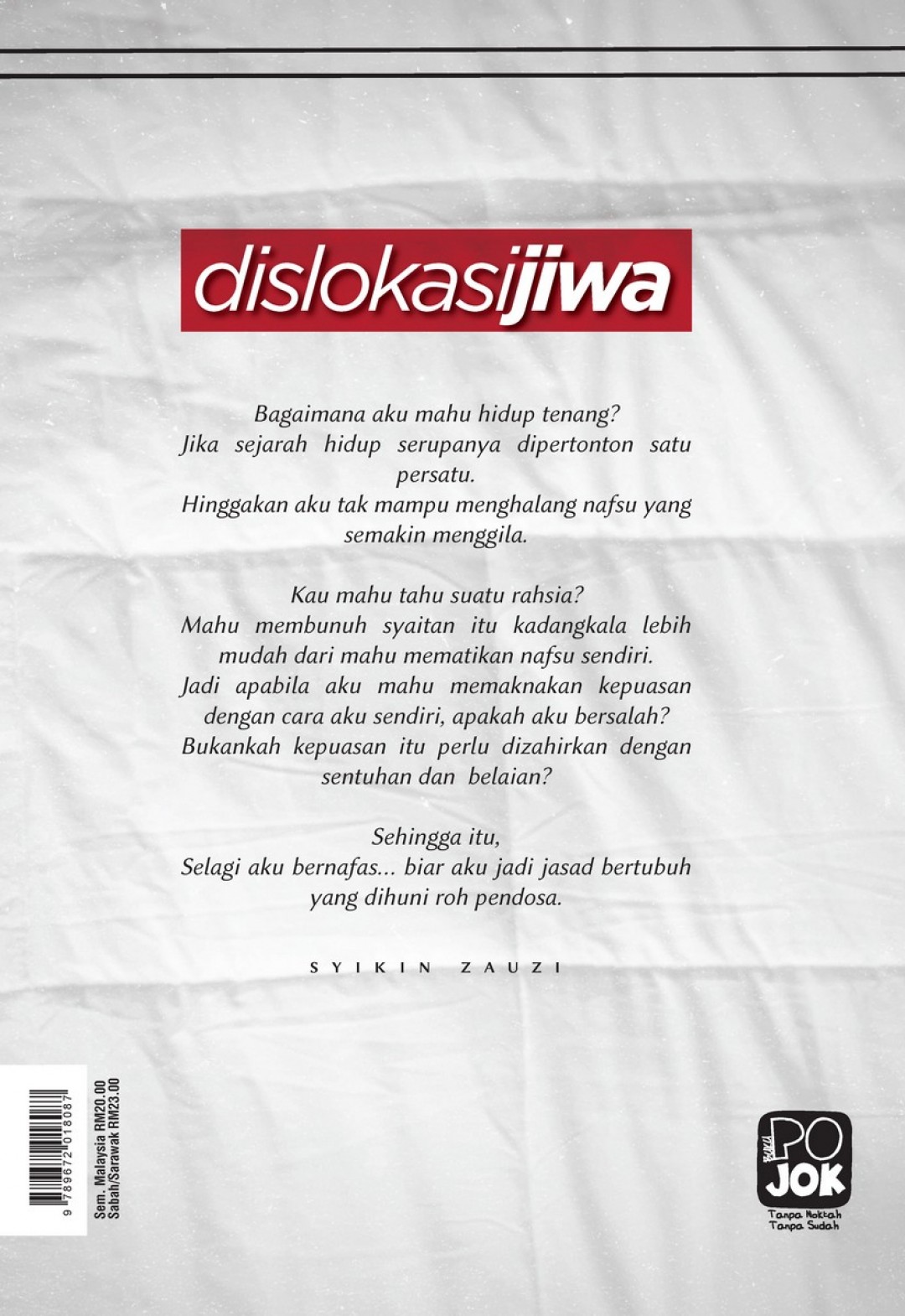 Dislokasi Jiwa - Syikin Zauzi