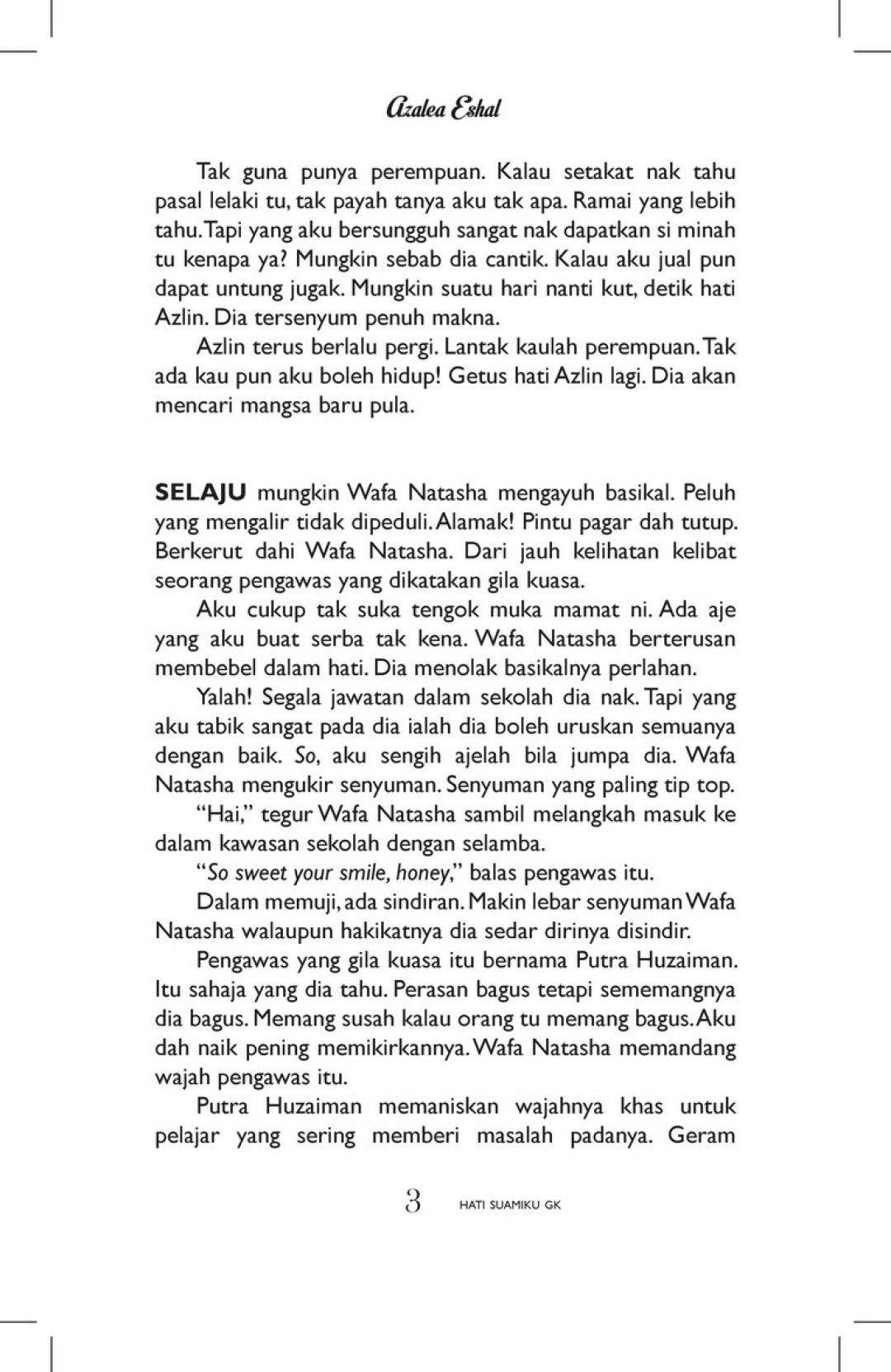 Hati Suamiku GK - Azalea Eshal