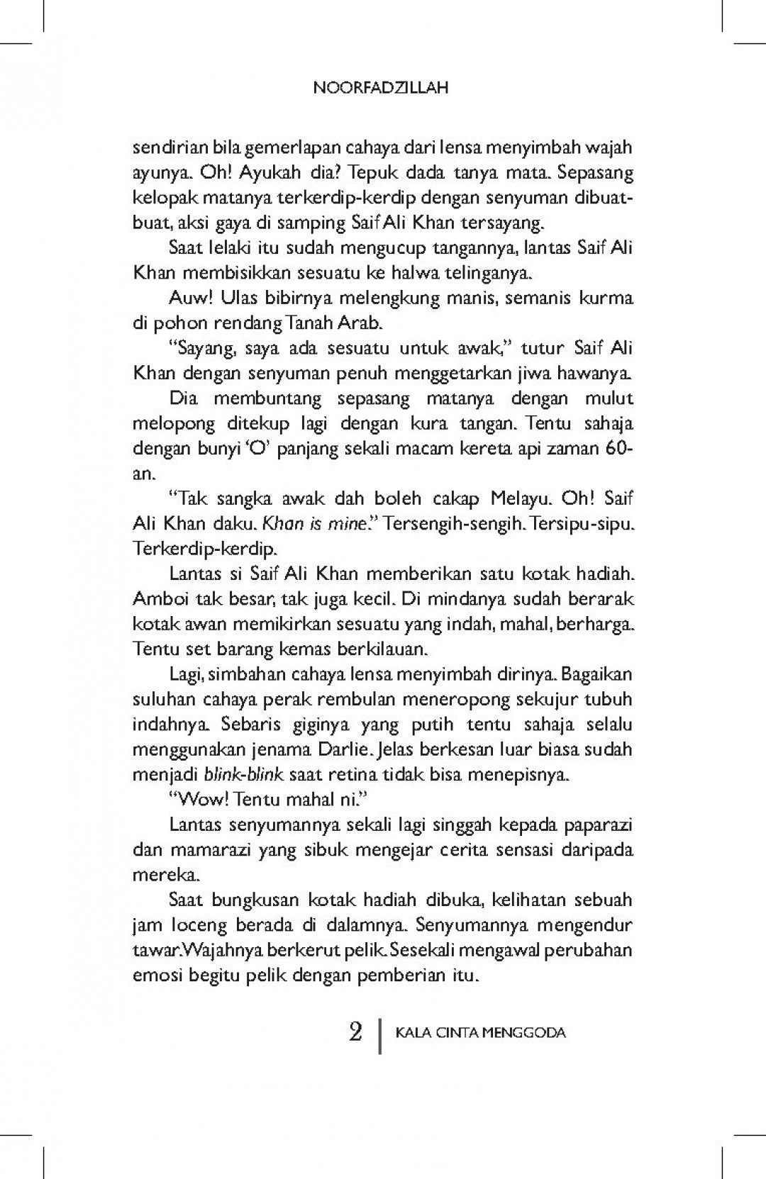 Kala Cinta Menggoda - NoorFadzillah