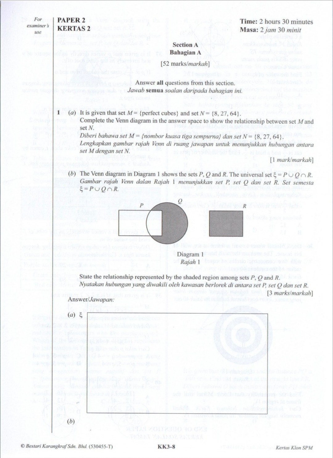 Koleksi Kertas Klon SPM Mathematics (Bilingual)