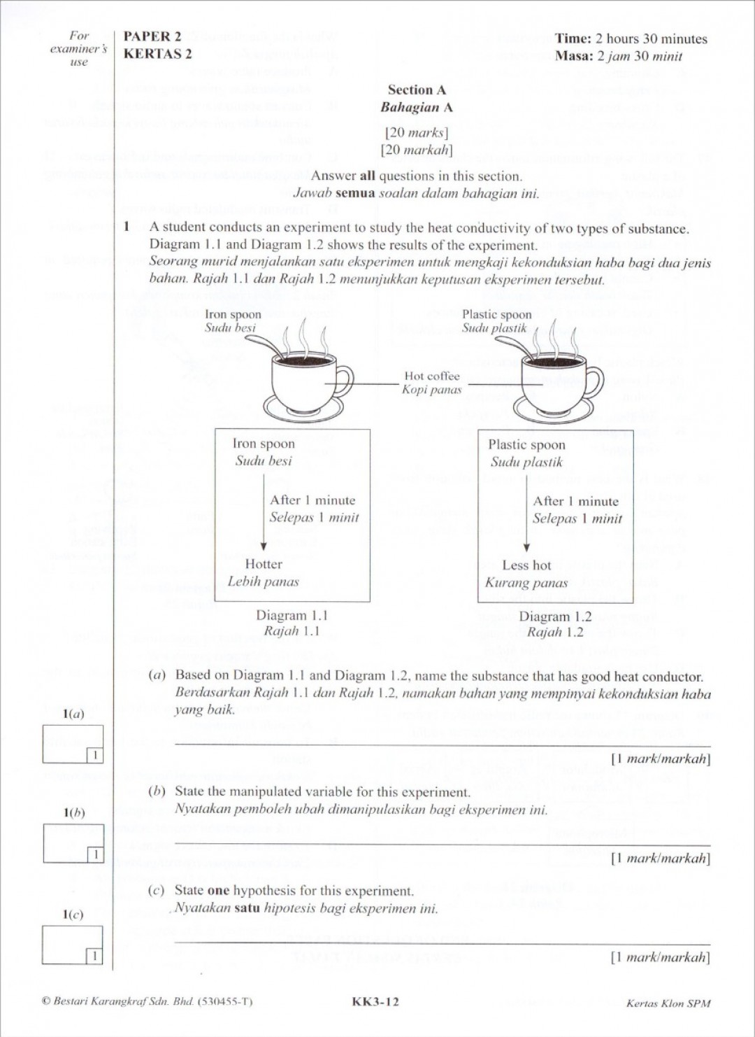 Koleksi Kertas Klon SPM Science