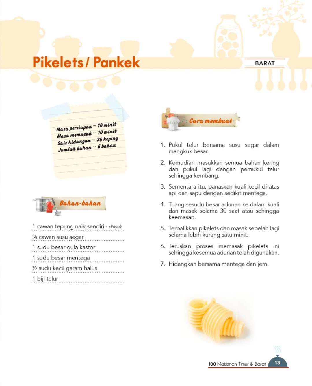 100 Makanan Timur & Barat