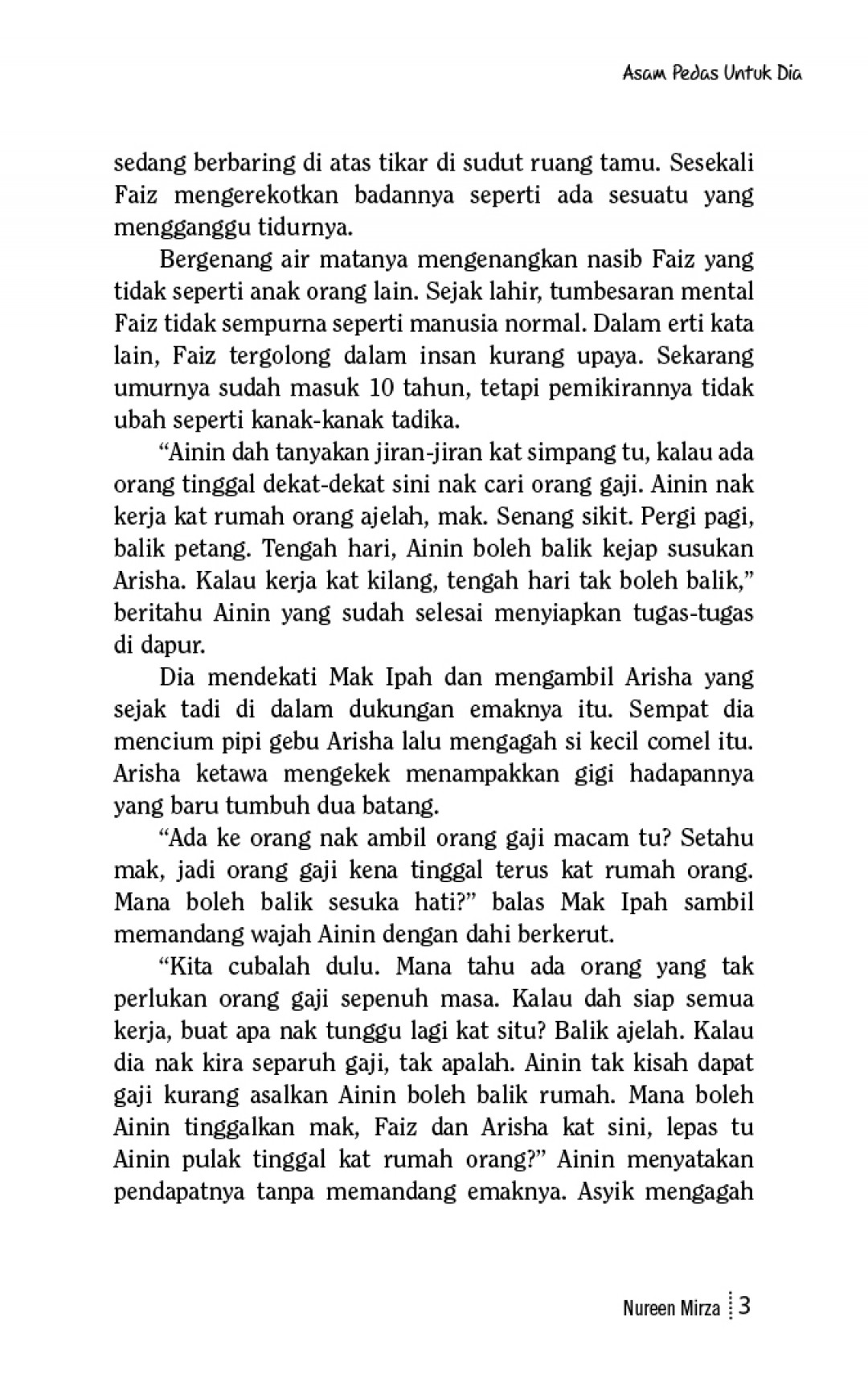 Asam Pedas Untuk Dia