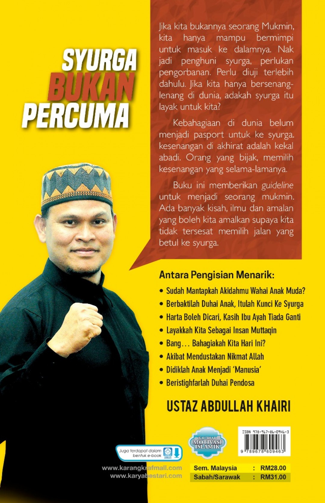 Syurga Bukan Percuma - Ustaz Abdullah Khairi