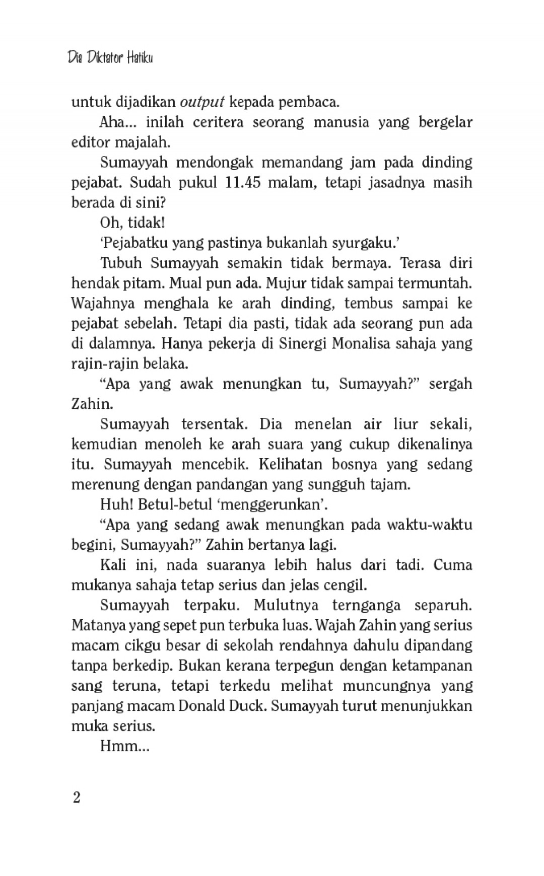 Dia Diktator Hatiku - Nazihatul Hanan