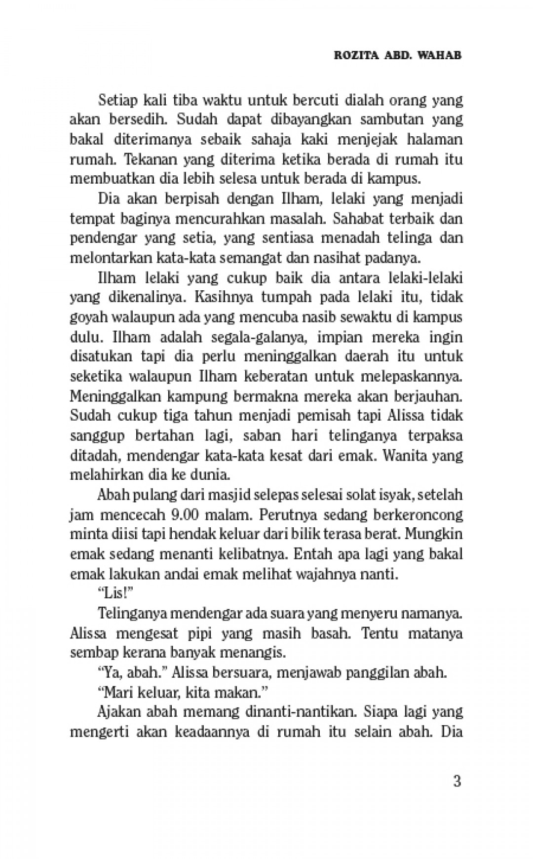 Dia Hanya Untukku - Rozita Abd Wahab