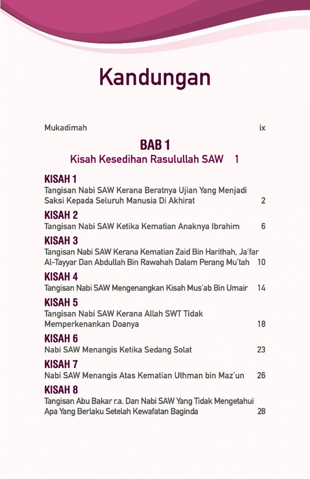 40 Kisah Tangisan Rasulullah Dan Para Sahabat - Mustafar Mohd Su