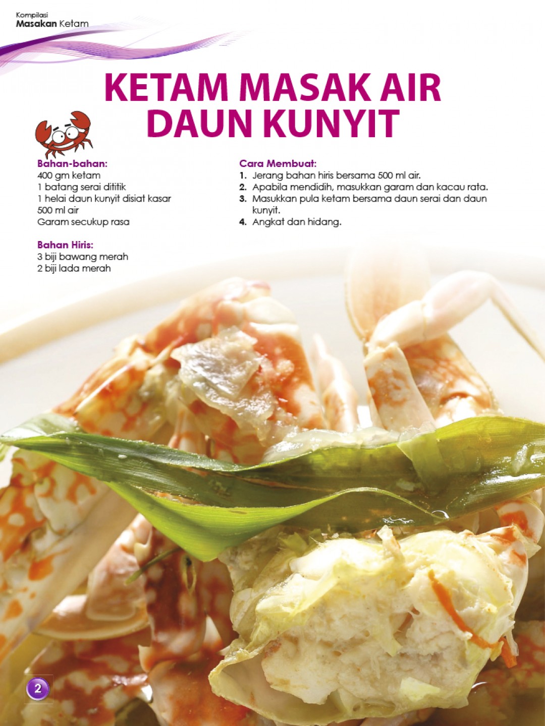 Kompilasi Masakan Ketam