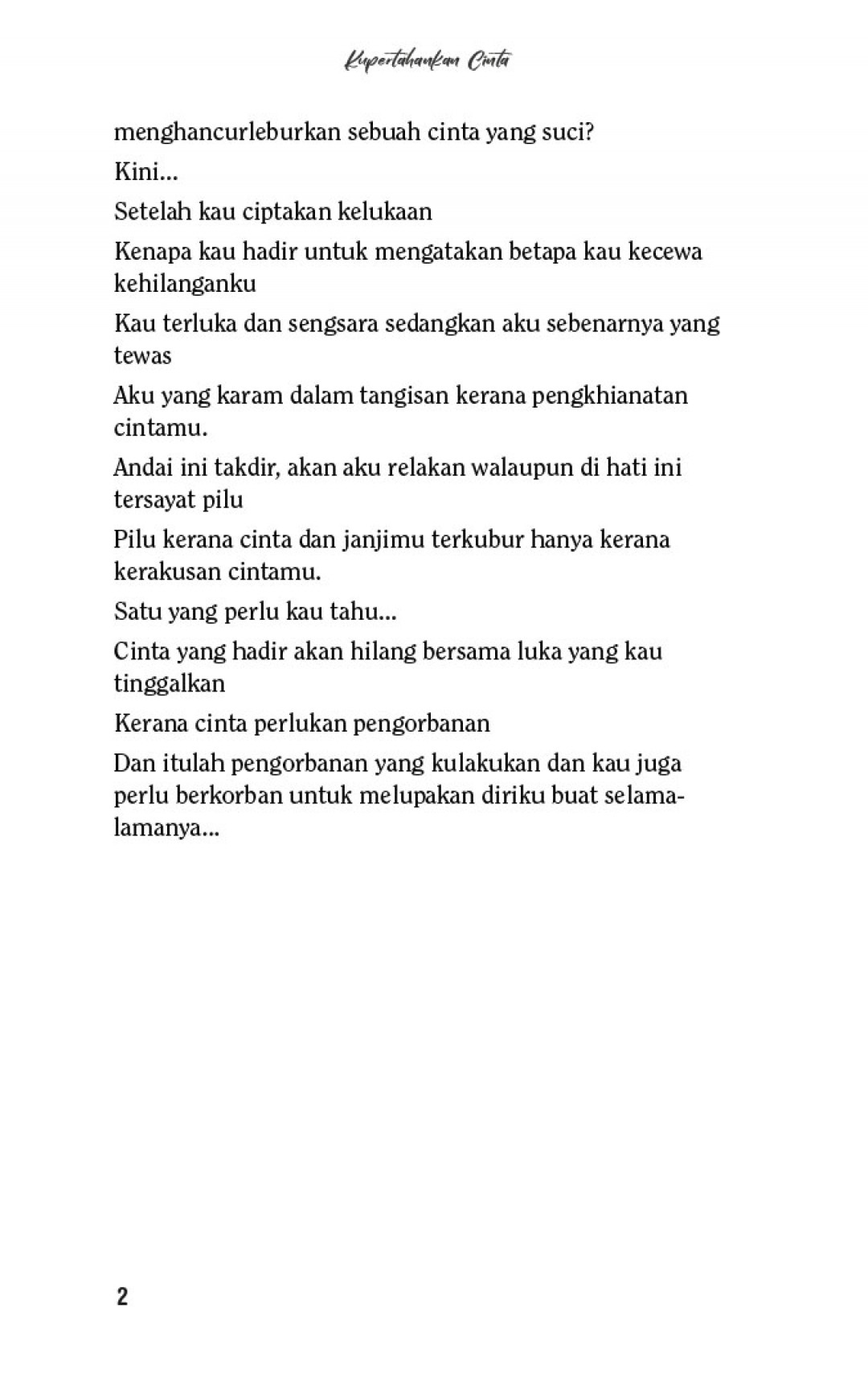 Kupertahankan Cinta - Amyliey Haizani