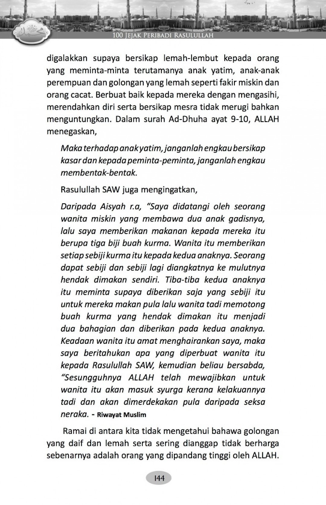 100 Jejak Peribadi Rasulullah - Muhd Nasruddin Dasuki