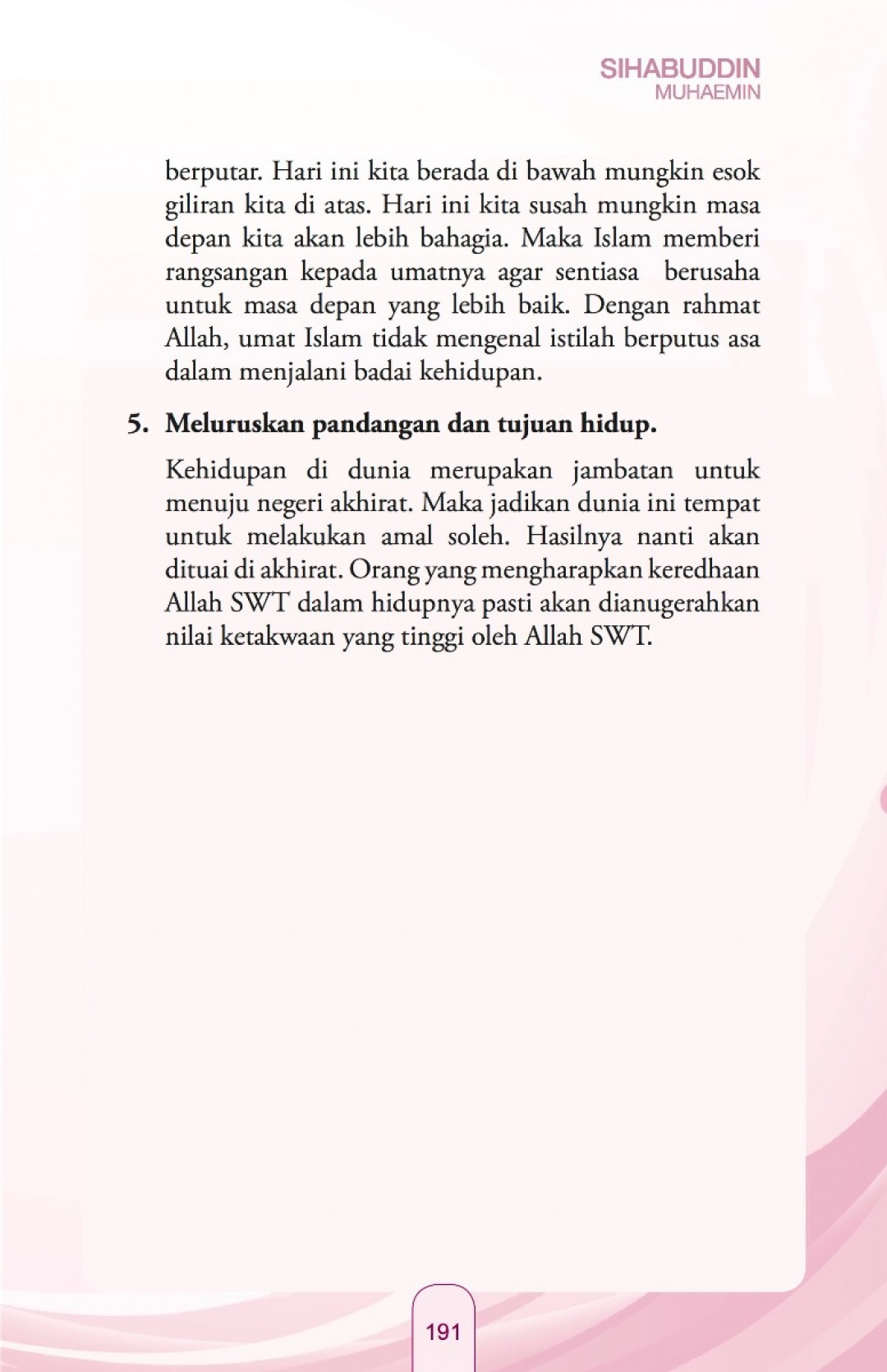 Nikmat Hidup Betuhankan Allah - Sihabuddin Muhaemin