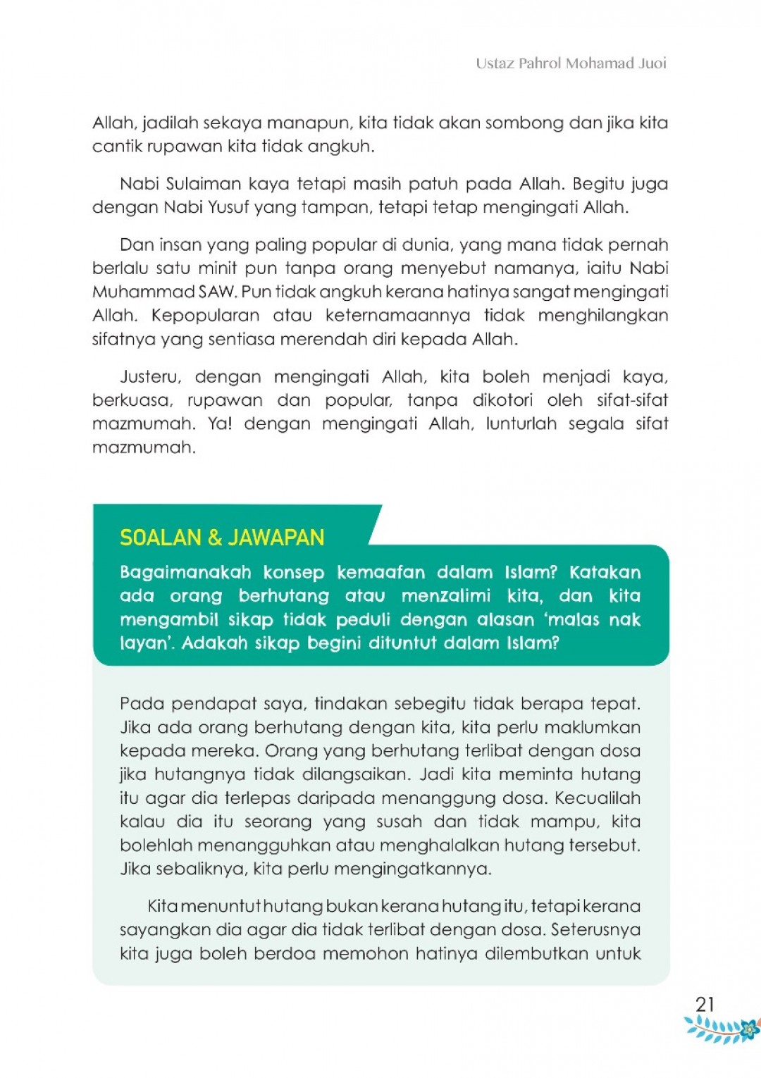 Bukan Senang Nak Tenang - Ustaz Pahrol Mohamad Juoi