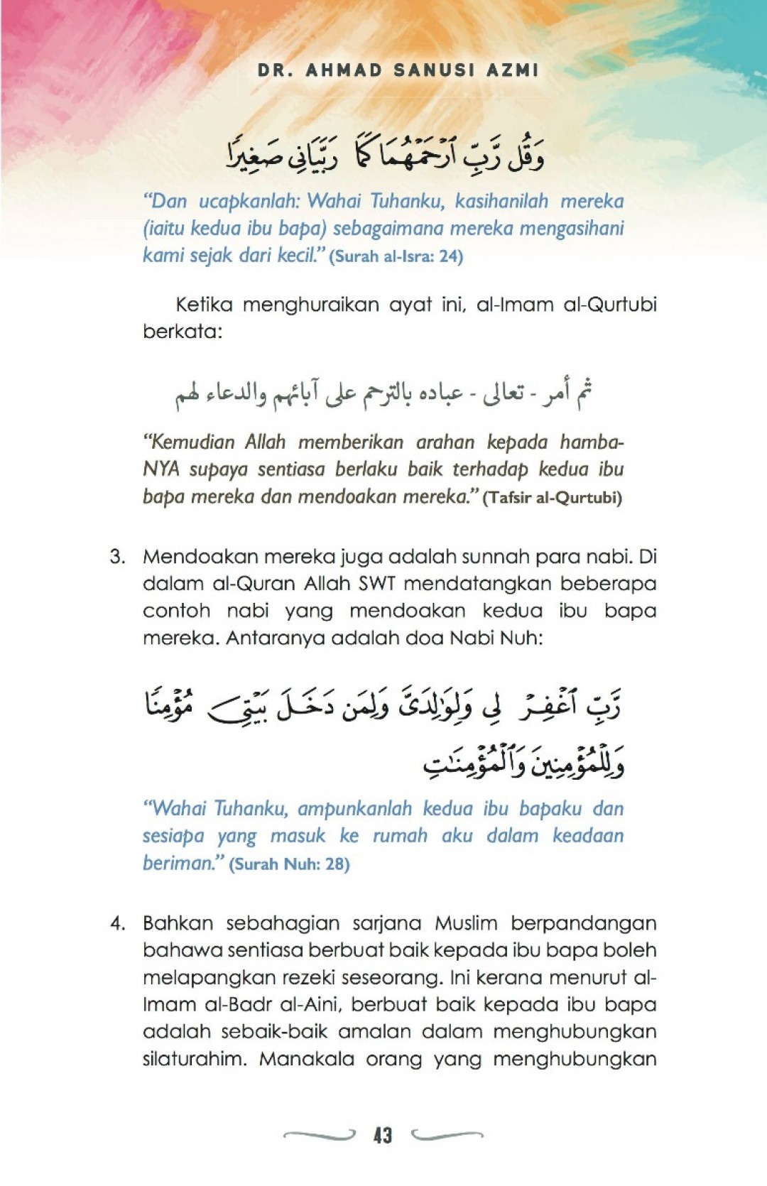 Begini Rasulullah Melayan Keluarga - Dr. Ahmad Sanusi Azmi