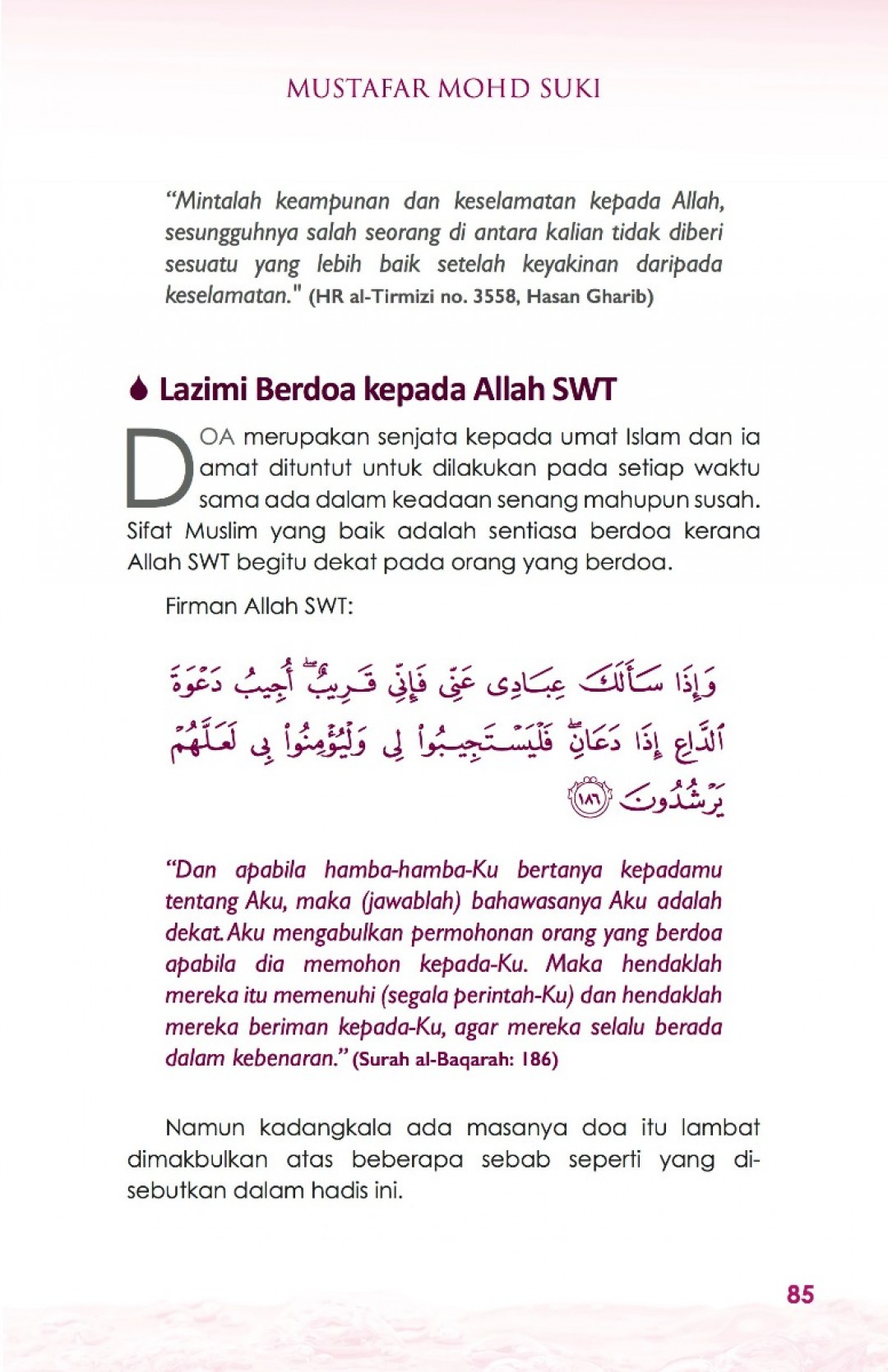 40 Kisah Tangisan Rasulullah Dan Para Sahabat - Mustafar Mohd Su
