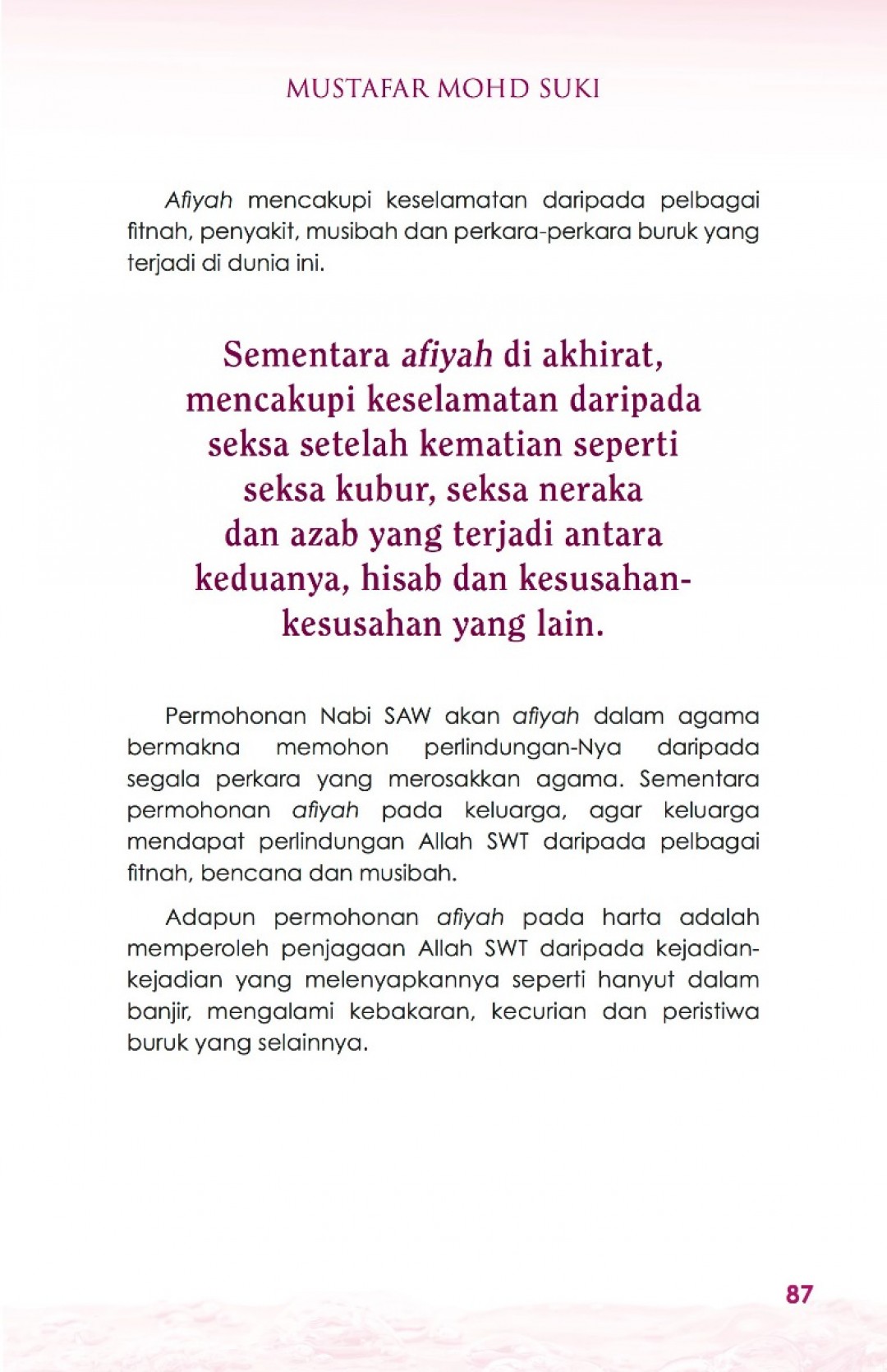 40 Kisah Tangisan Rasulullah Dan Para Sahabat - Mustafar Mohd Su