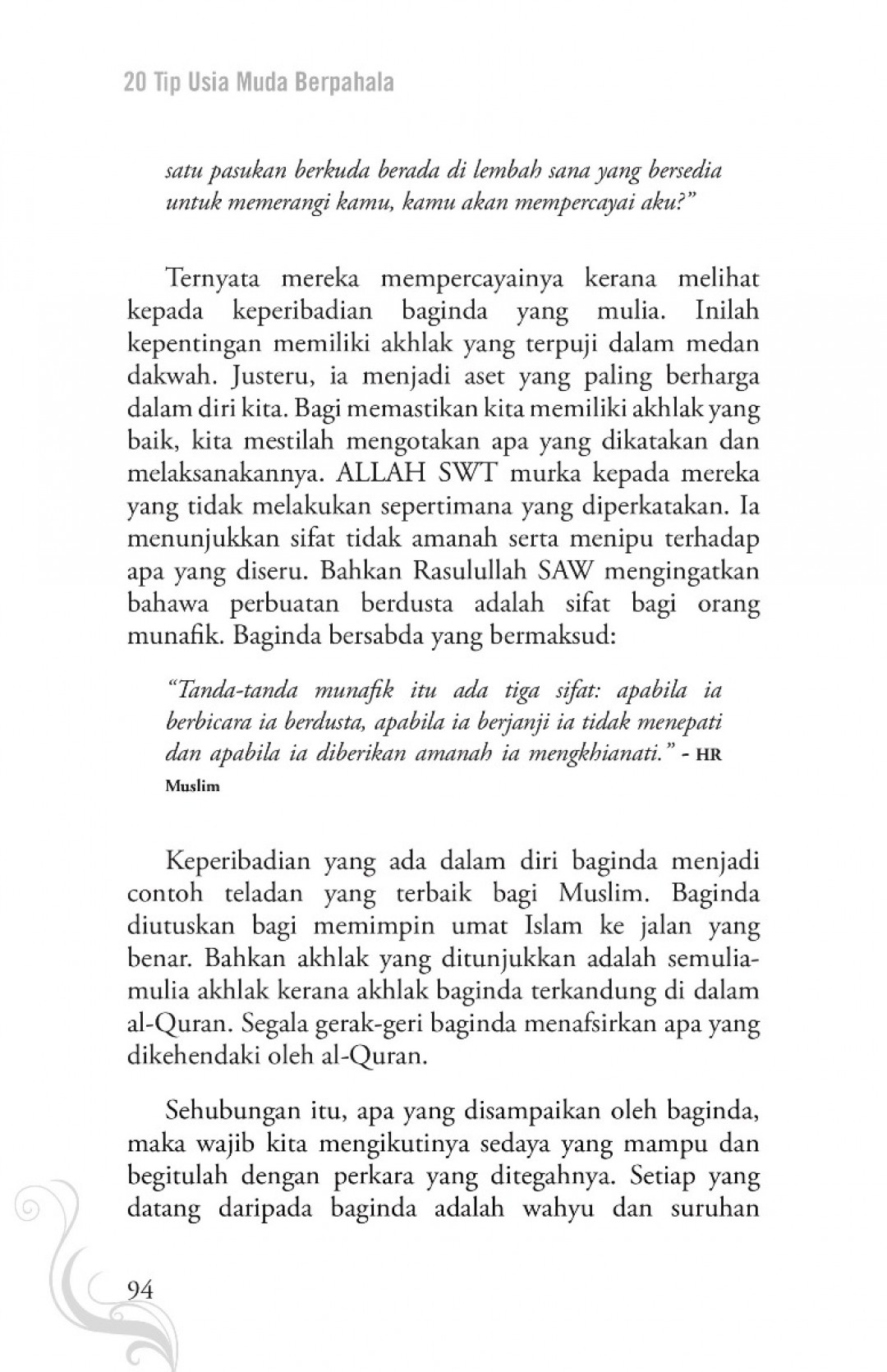 20 Tip Usia Muda Berpahala - Muhamad Zuhaili