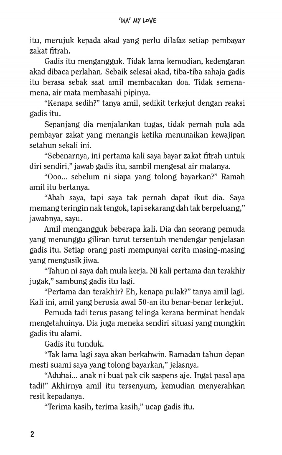 'Dia' My Love - Zan Zarida