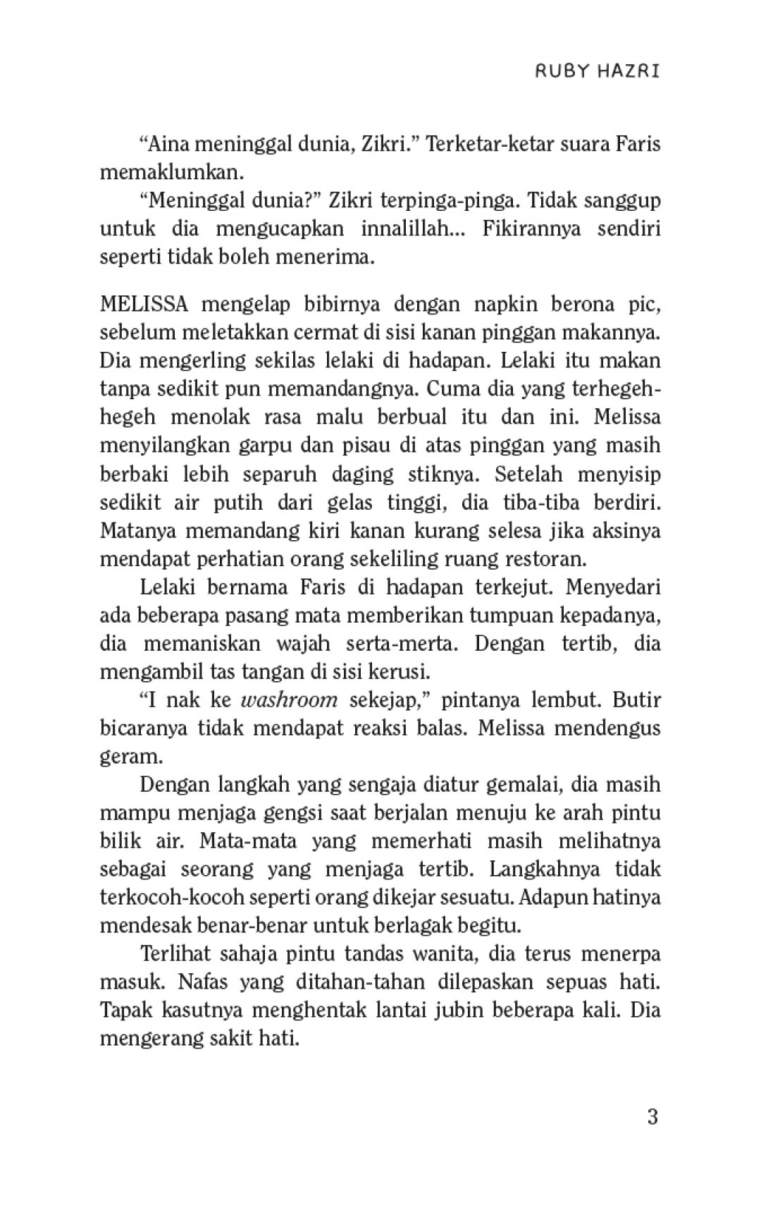 Nota Cinta Origami - Ruby Hazri