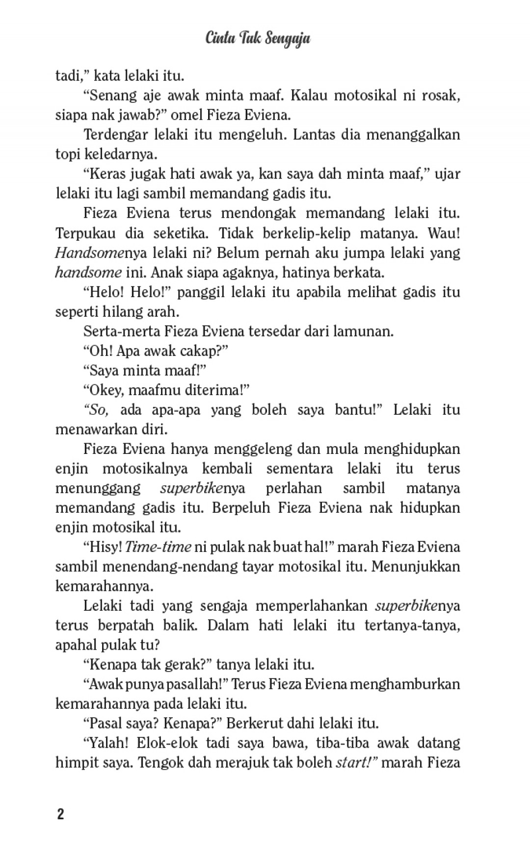 Cinta Tak Sengaja - Siti Nur Dhuha