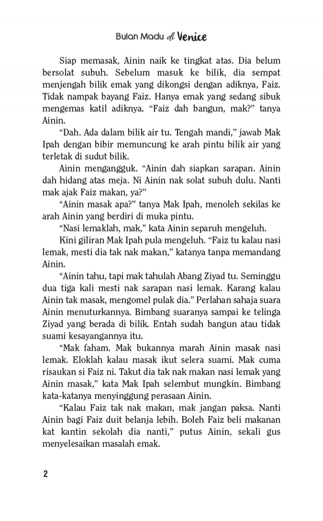 Bulan Madu Di Venice - Nureen Mirza