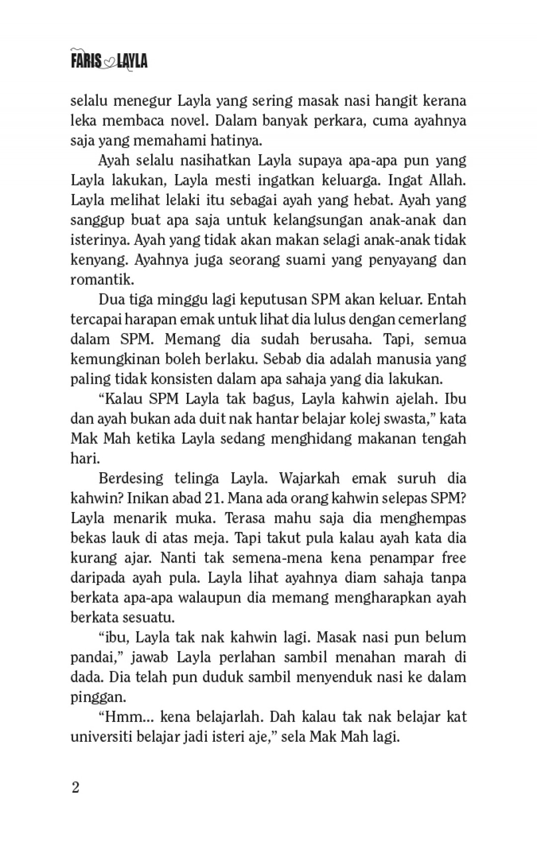 Faris Love Layla - Batiah Hadi