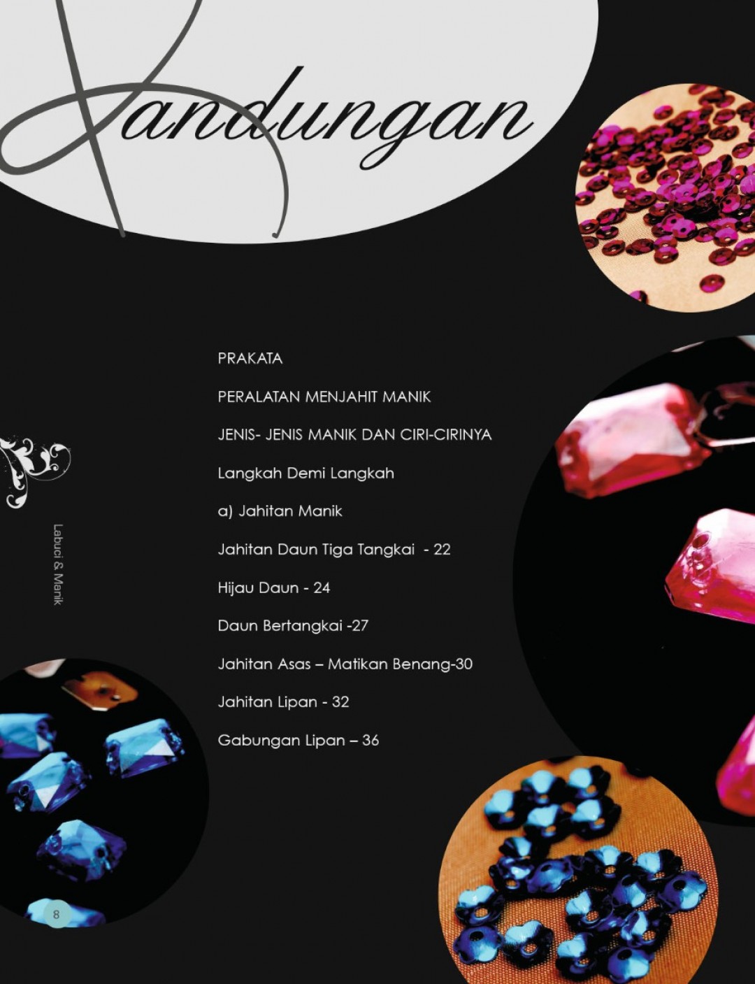 Variasi Jahitan Labuci & Manik