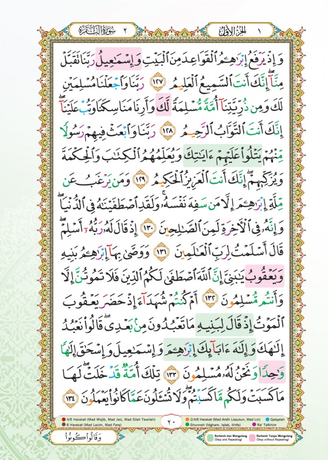 Al-Quran Al-Karim Mushaf Waqaf & Ibtida A6