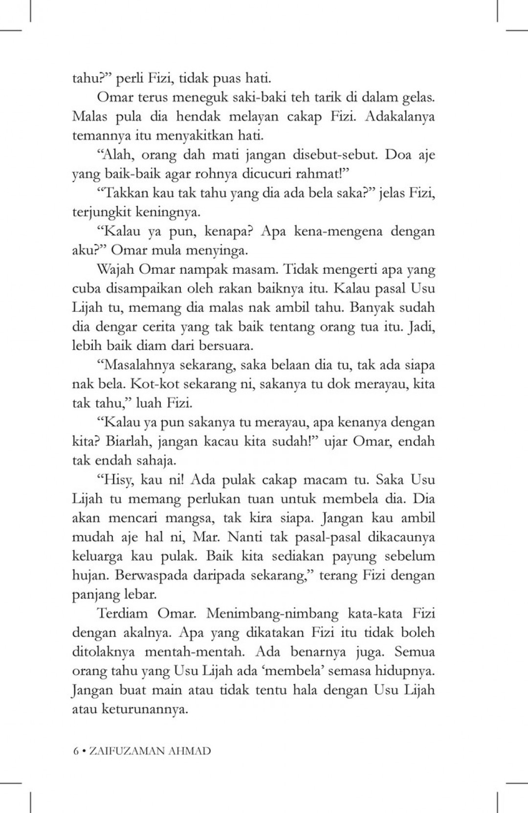 Usu Lijah - Zaifuzaman Ahmad