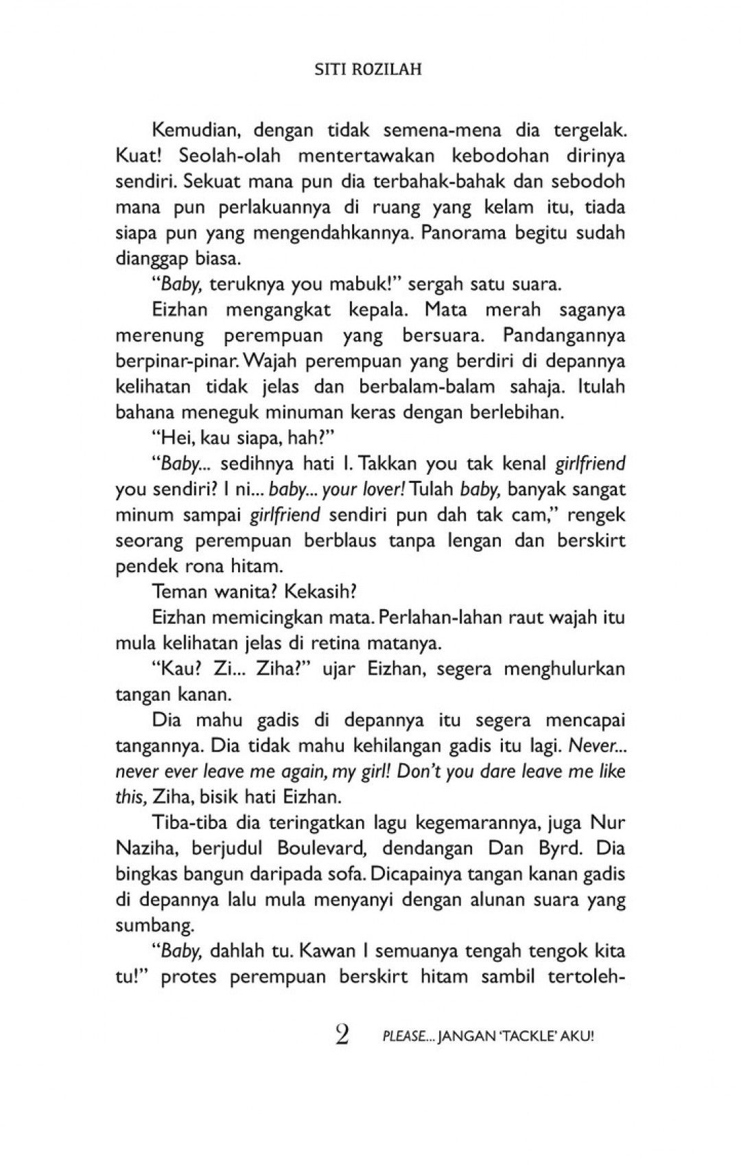 Please... Jangan ï¿½Tackleï¿½ Aku - Siti Rozilah
