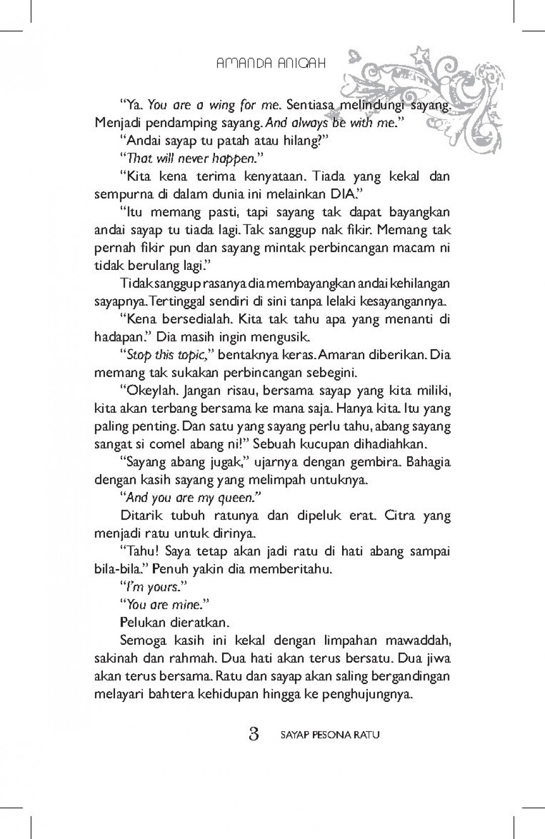 Sayap Persona Ratu - Amanda Aniqah