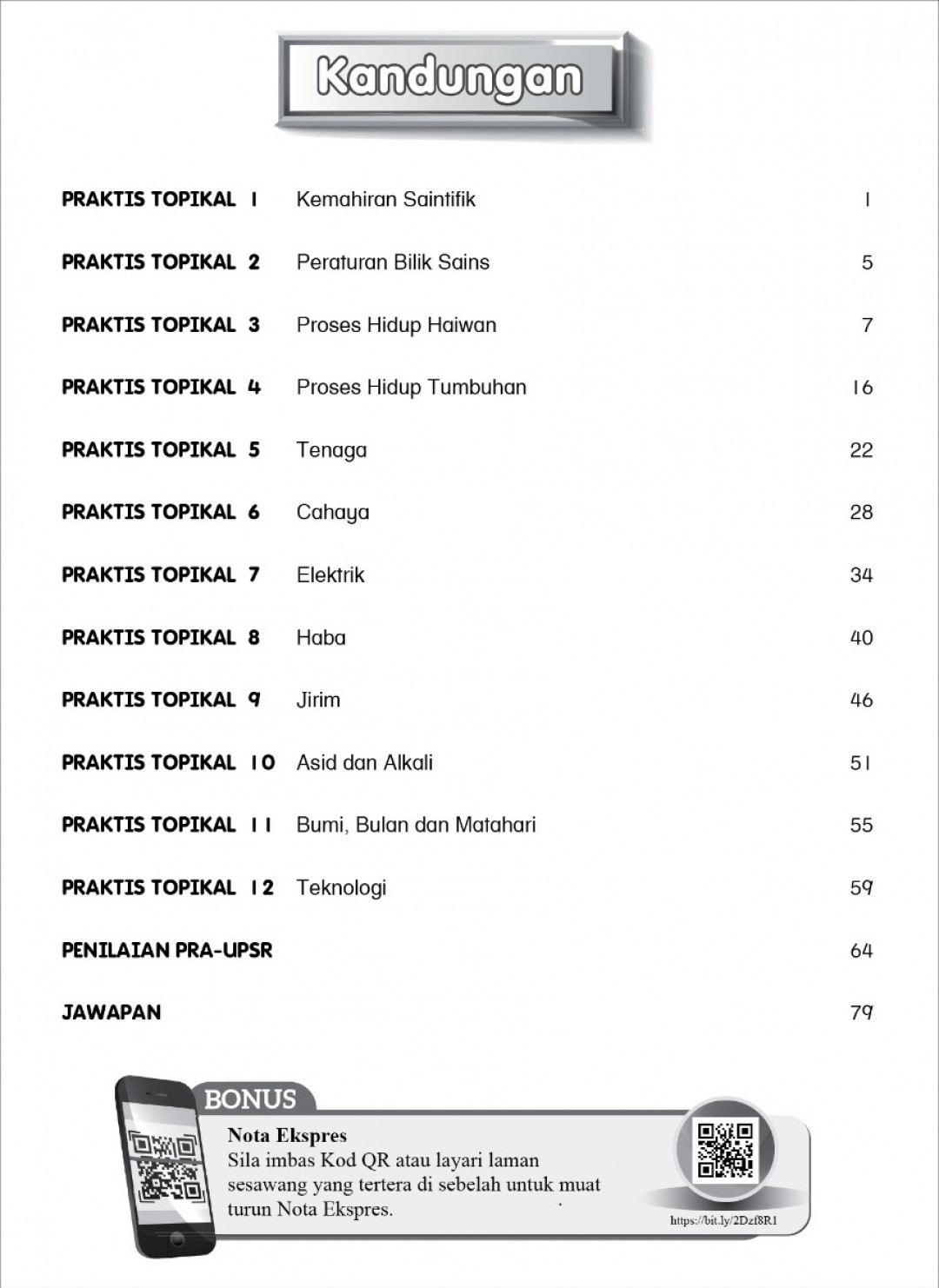 Praktis Topikal UPSR Sains Tahun 5 (2020)