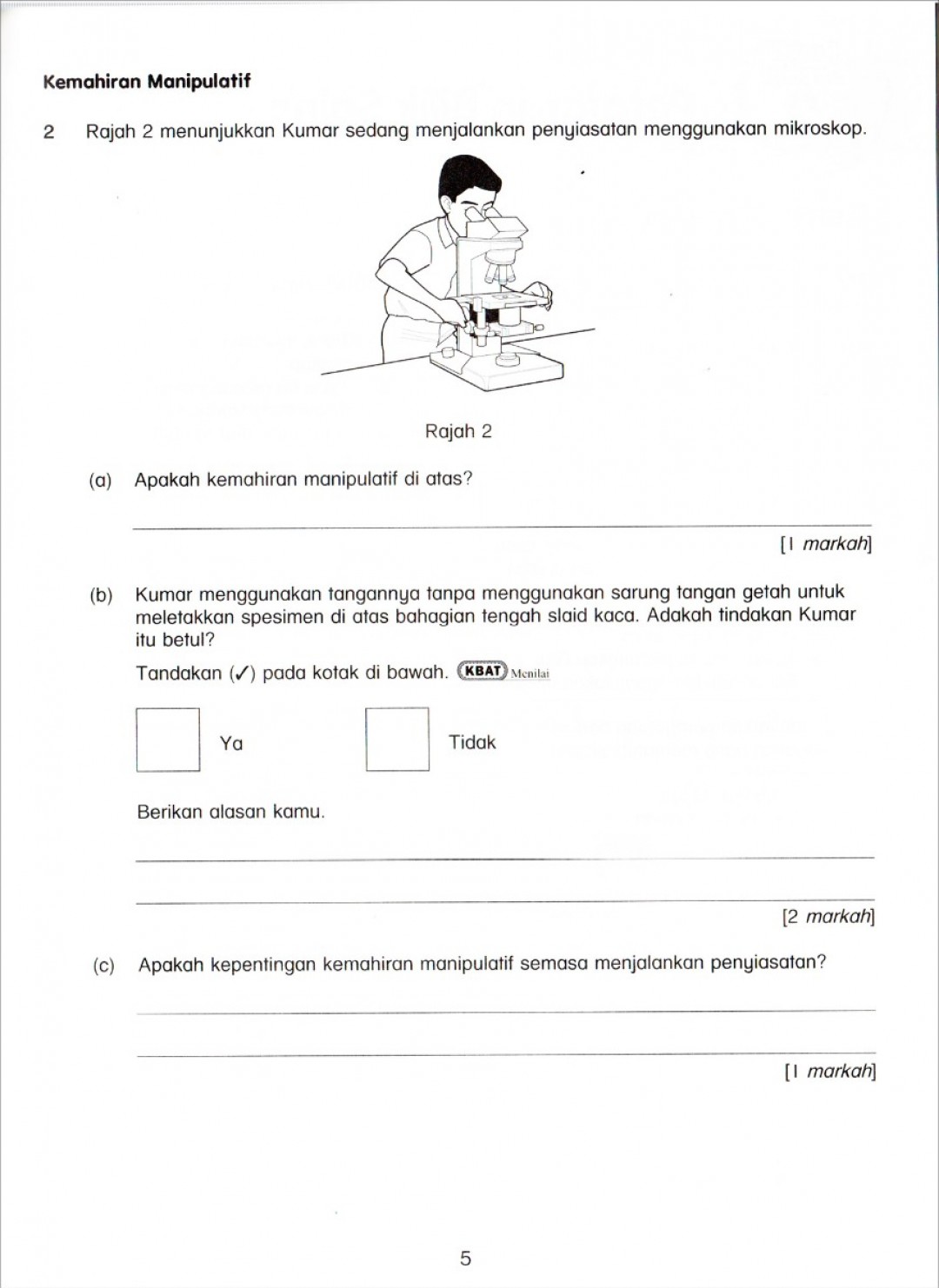Praktis Topikal UPSR Sains Tahun 6 (2020)