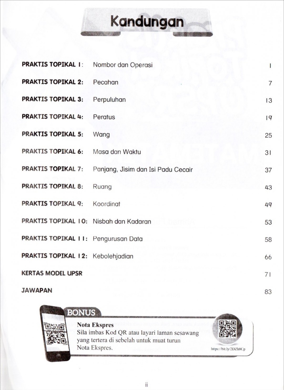 Praktis Topikal UPSR (2019) Matematik Tahun 6