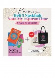 Promo Nota #MyQuranTime (Percuma Bag Kanvas MQT)